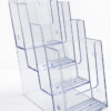 Clear 4 pocket brochure holder