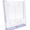 clear wall mount 8.5 inches brochure holder